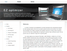 Tablet Screenshot of ezoptimizer.com